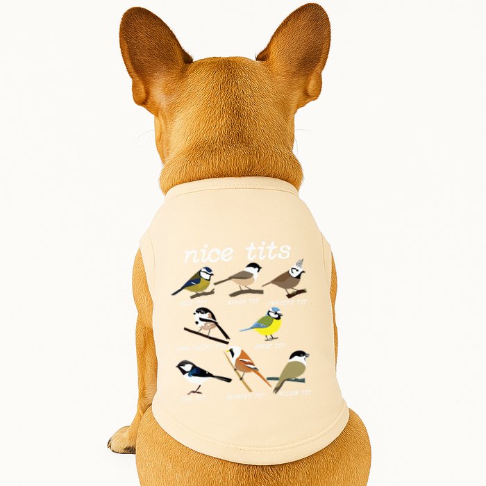 Funny Tit Birds Birdwatcher Doggie Tank