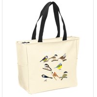 Funny Tit Birds Birdwatcher Zip Tote Bag