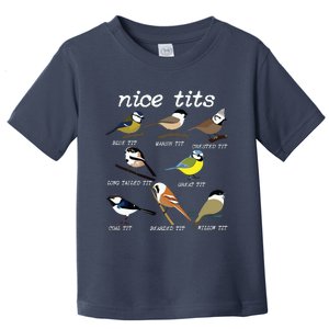 Funny Tit Birds Birdwatcher Toddler T-Shirt