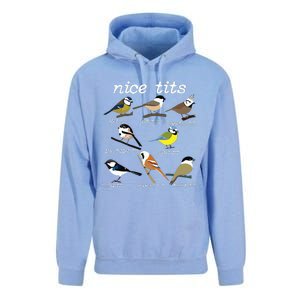 Funny Tit Birds Birdwatcher Unisex Surf Hoodie