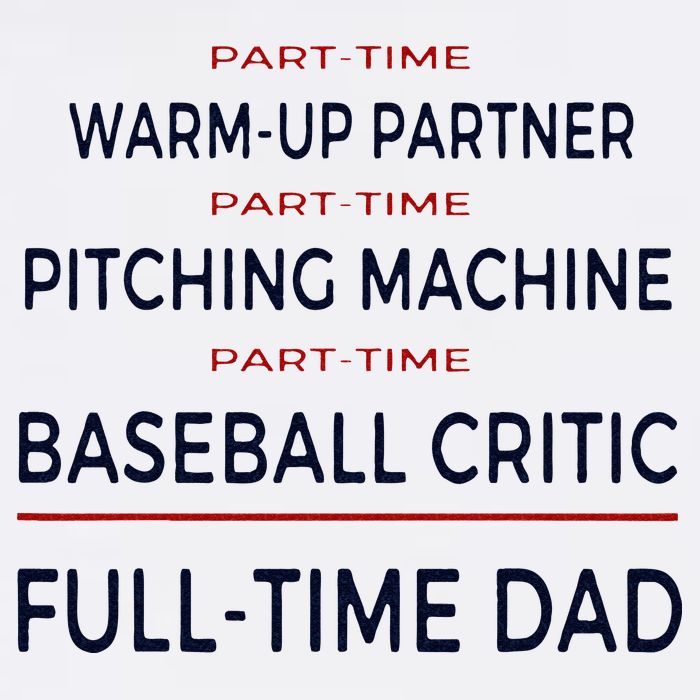 Full Time Baseball Dad Baseball Dad With Balls Ballers Daddy Premium T-Shirt