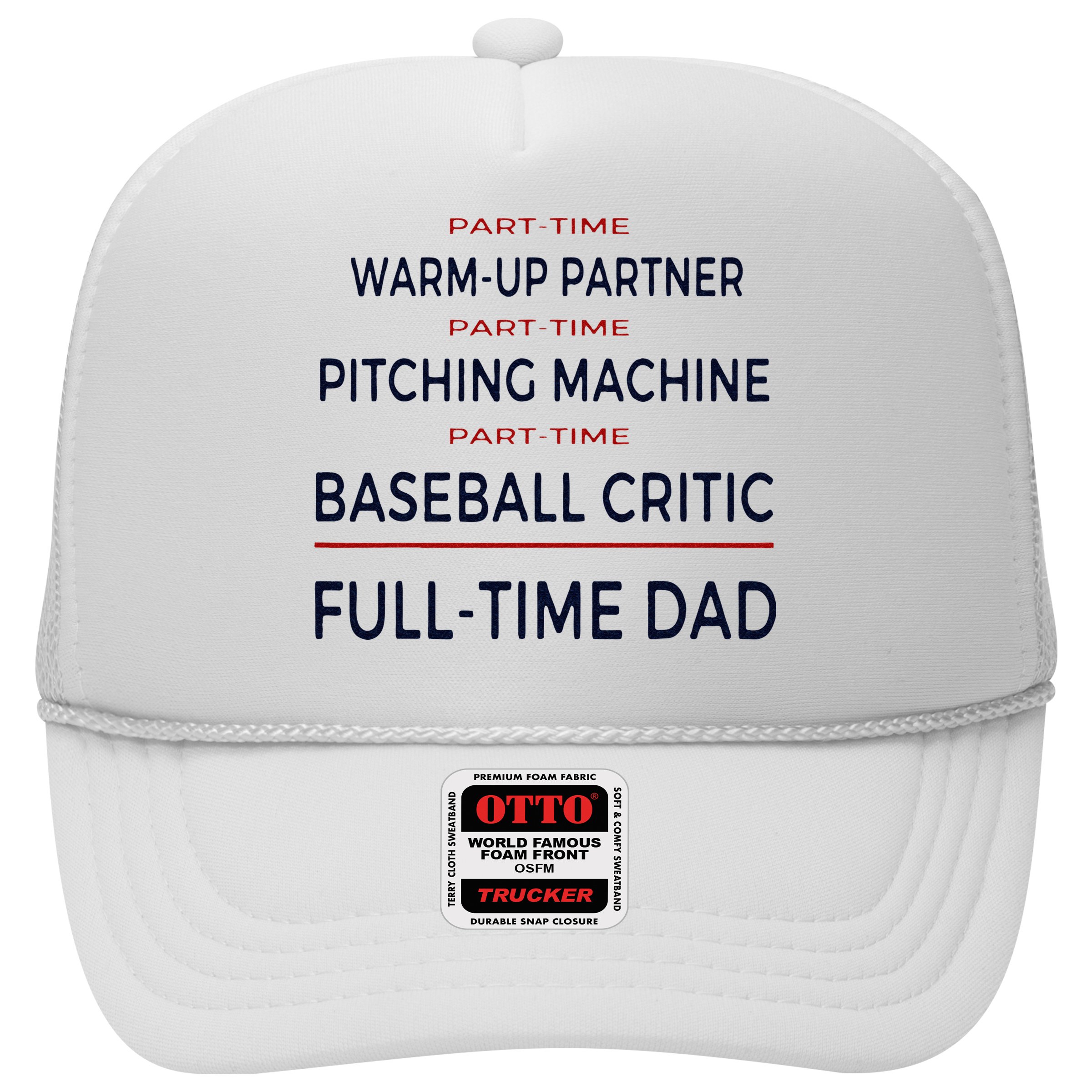 Full Time Baseball Dad Baseball Dad With Balls Ballers Daddy Hat