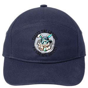 Forget The Bunnies Im Chasing Hunnies Easter Bunny 7-Panel Snapback Hat