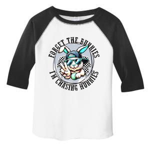 Forget The Bunnies Im Chasing Hunnies Easter Bunny Toddler Fine Jersey T-Shirt