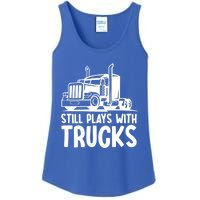 Funny Trucker Big Rig Semi Trailer Truck Driver Cool Gift Ladies Essential Tank