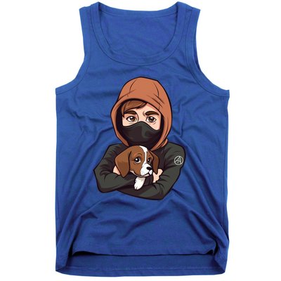 Free The Beagles Gift Animal Liberation Front Gift Vegan Design Gift Tank Top