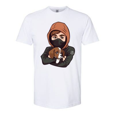 Free The Beagles Gift Animal Liberation Front Gift Vegan Design Gift Softstyle CVC T-Shirt