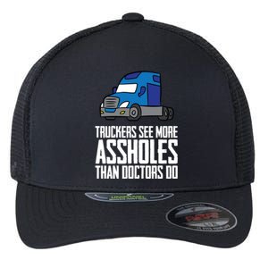 Funny Trucker Big Rig Semi Trailer Truck Driver Great Gift Flexfit Unipanel Trucker Cap