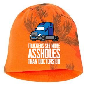 Funny Trucker Big Rig Semi Trailer Truck Driver Great Gift Kati - Camo Knit Beanie