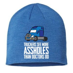 Funny Trucker Big Rig Semi Trailer Truck Driver Great Gift Sustainable Beanie