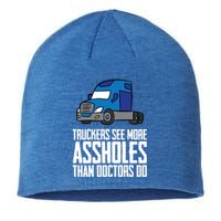 Funny Trucker Big Rig Semi Trailer Truck Driver Great Gift Sustainable Beanie