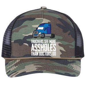 Funny Trucker Big Rig Semi Trailer Truck Driver Great Gift Retro Rope Trucker Hat Cap