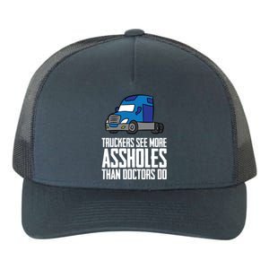 Funny Trucker Big Rig Semi Trailer Truck Driver Great Gift Yupoong Adult 5-Panel Trucker Hat