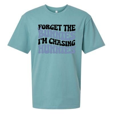 Forget The Bunnies IM Chasing Hunnies Sueded Cloud Jersey T-Shirt