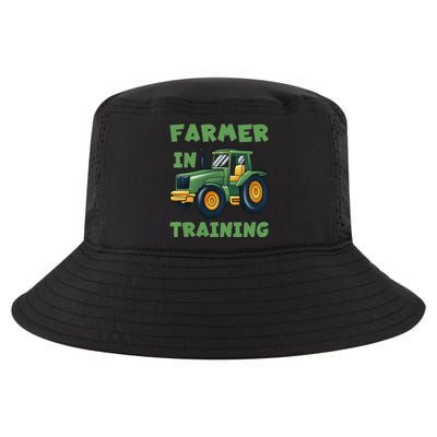  Funny Tractor Boy Farmer In Training Tractor  Cool Comfort Performance Bucket Hat