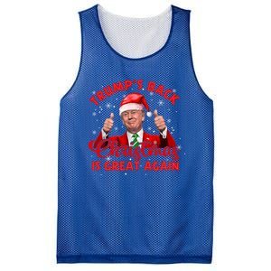 Funny TrumpS Back Christmas Is Great Again Xmas Pajama Ugly Gift Mesh Reversible Basketball Jersey Tank