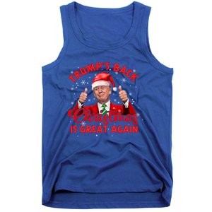 Funny TrumpS Back Christmas Is Great Again Xmas Pajama Ugly Gift Tank Top