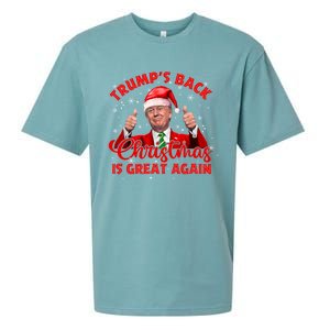 Funny TrumpS Back Christmas Is Great Again Xmas Pajama Ugly Gift Sueded Cloud Jersey T-Shirt