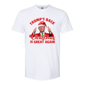 Funny TrumpS Back Christmas Is Great Again Xmas Pajama Ugly Gift Softstyle CVC T-Shirt