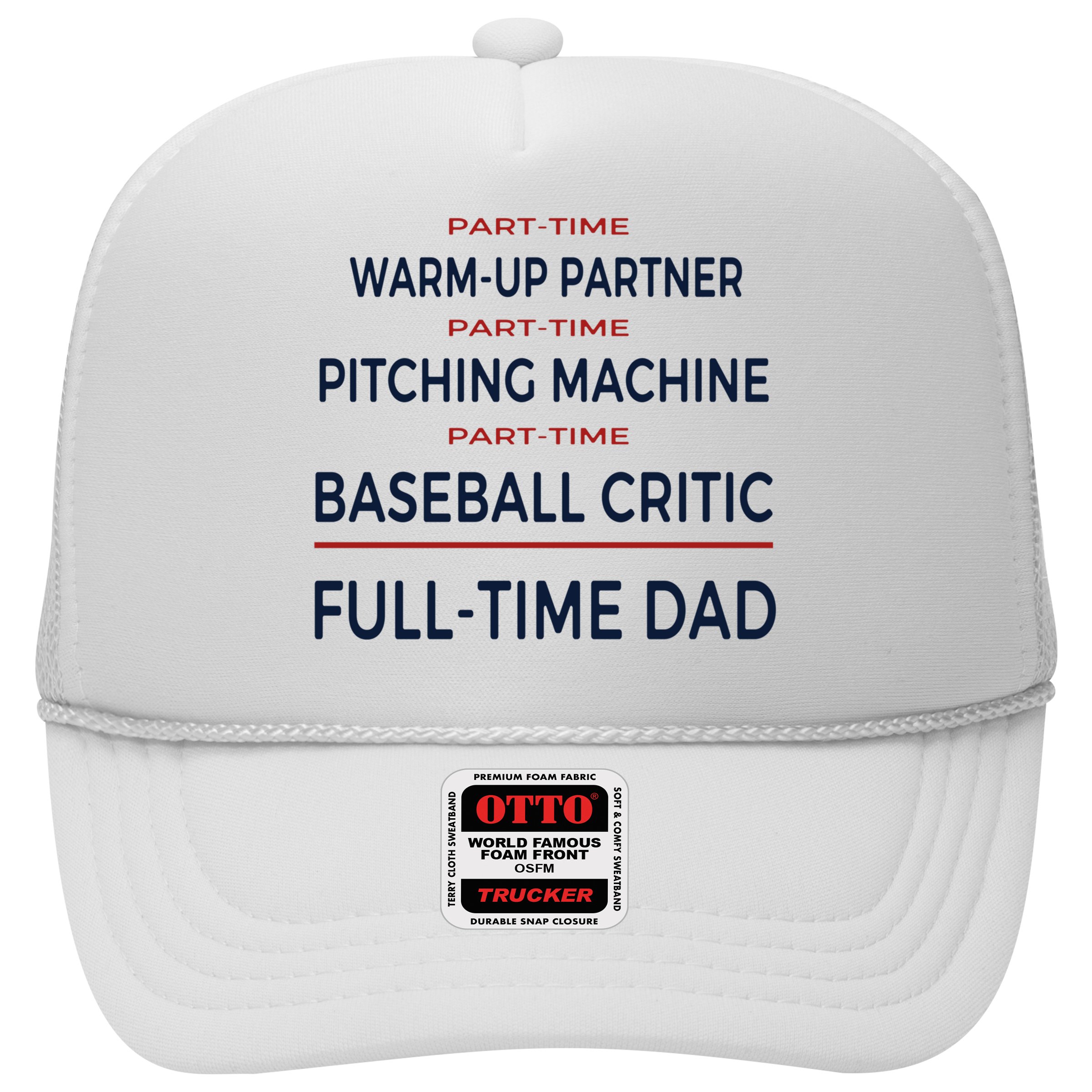Full Time Baseball Dad Baseball Dad With Balls Ballers Daddy Cool Gift Hat