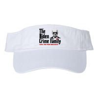 Funny The Biden Crime Family Anti Biden Liberals Democrats Valucap Bio-Washed Visor