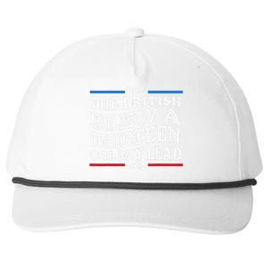 Funny The British Blew A Thirteen Colony Lead 4th Of July Snapback Five-Panel Rope Hat