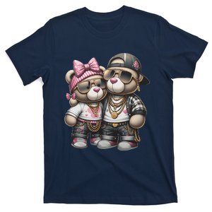 Funny Teddy Bear Hip Hop Colorful T-Shirt