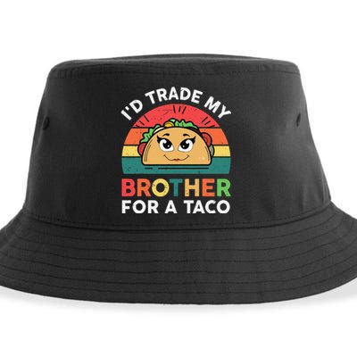 Funny Trade Brother Taco Mexican Tuesday  Sustainable Bucket Hat