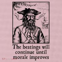 Funny The Beatings Will Continue Until Morale Improves 25L Jumbo Tote
