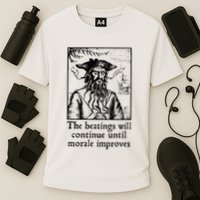 Funny The Beatings Will Continue Until Morale Improves Performance Shirt