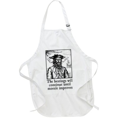 Funny The Beatings Will Continue Until Morale Improves Apron