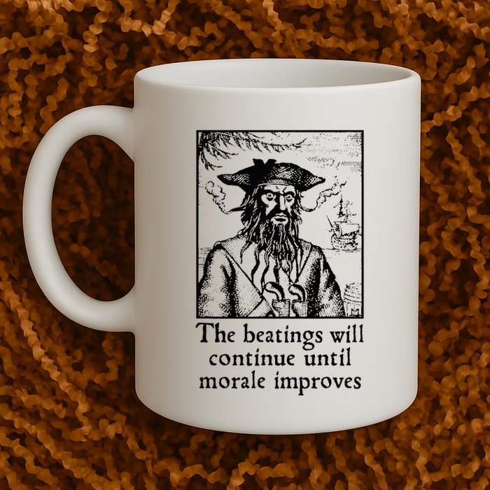 Funny The Beatings Will Continue Until Morale Improves Mug