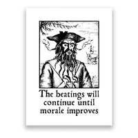 Funny The Beatings Will Continue Until Morale Improves Poster