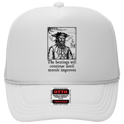Funny The Beatings Will Continue Until Morale Improves Trucker Hat
