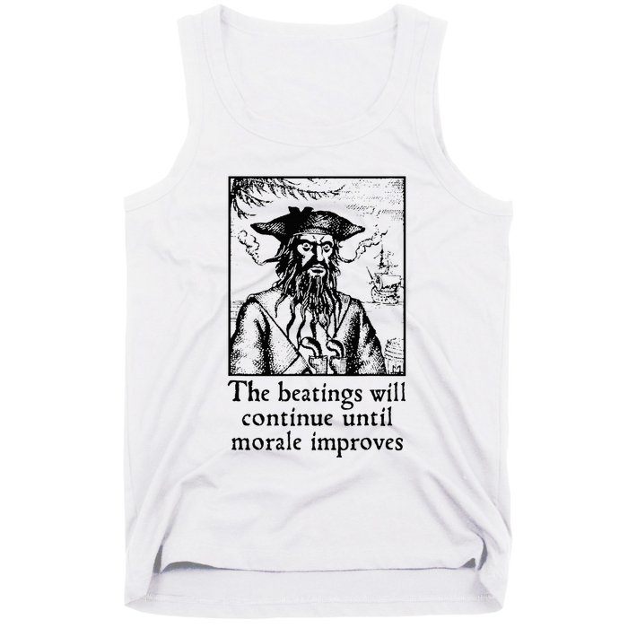 Funny The Beatings Will Continue Until Morale Improves Tank Top