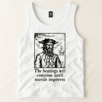 Funny The Beatings Will Continue Until Morale Improves Tank Top