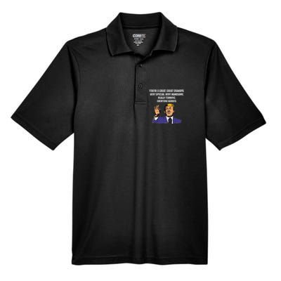 Funny Trump Best Grandpa Ever Everyone Agrees Men's Origin Performance Pique Polo