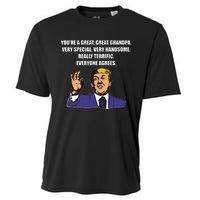 Funny Trump Best Grandpa Ever Everyone Agrees Cooling Performance Crew T-Shirt