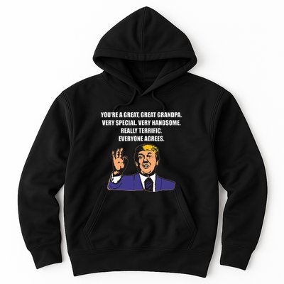 Funny Trump Best Grandpa Ever Everyone Agrees Hoodie