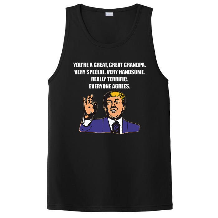 Funny Trump Best Grandpa Ever Everyone Agrees PosiCharge Competitor Tank