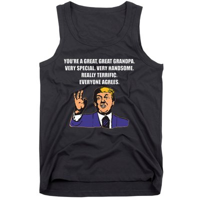 Funny Trump Best Grandpa Ever Everyone Agrees Tank Top