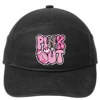 Football Team Breast Cancer Awareness Month 7-Panel Snapback Hat