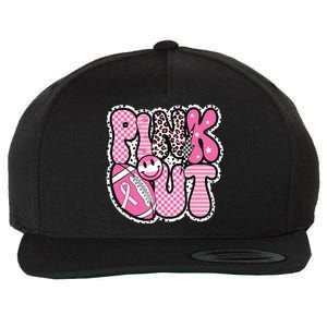 Football Team Breast Cancer Awareness Month Wool Snapback Cap