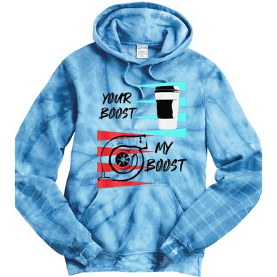 funny Turbo Boost Drift Car Gift Tie Dye Hoodie