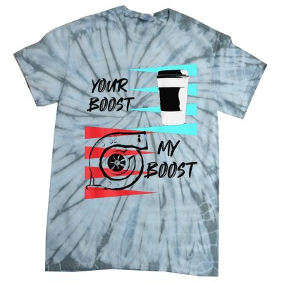 funny Turbo Boost Drift Car Gift Tie-Dye T-Shirt