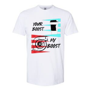 funny Turbo Boost Drift Car Gift Softstyle CVC T-Shirt