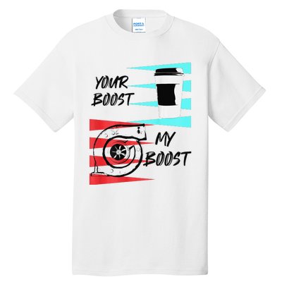 funny Turbo Boost Drift Car Gift Tall T-Shirt