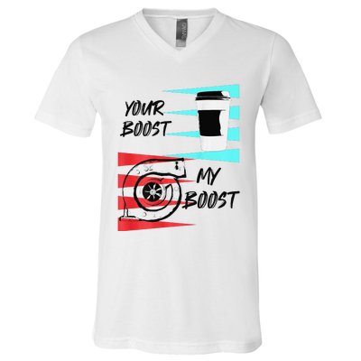 funny Turbo Boost Drift Car Gift V-Neck T-Shirt