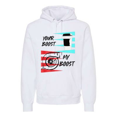 funny Turbo Boost Drift Car Gift Premium Hoodie