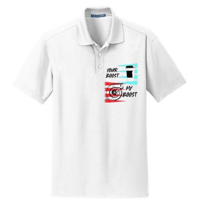 funny Turbo Boost Drift Car Gift Dry Zone Grid Polo